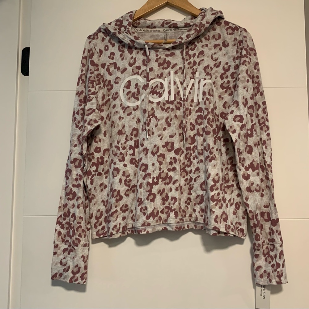 Calvin Klein | Leopard Print Hoodie